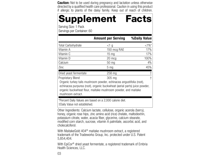 Immune System Health Pack - Vegetarian