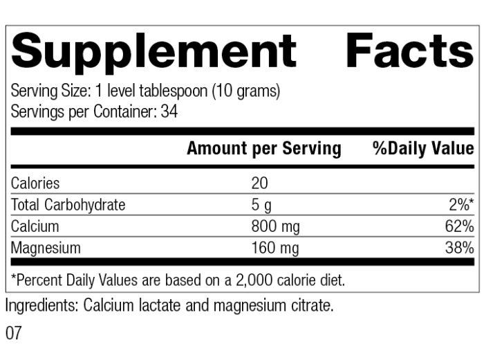 Calcium Lactate Powder