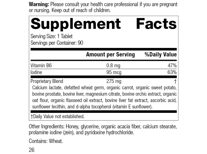 Cataplex® F Tablets