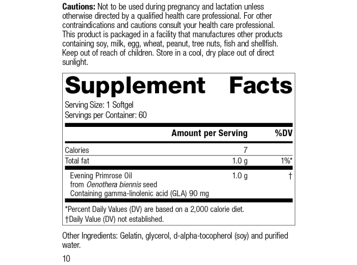 Evening Primrose Oil