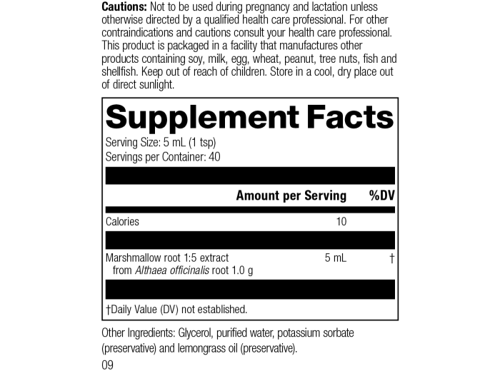 Marshmallow Root 1:5 Glycetract