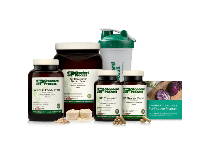 Purification Product Kit with SP Complete® Dairy Free and Whole Food Fiber, SP Complete Dairy Free and Whole Food Fiber