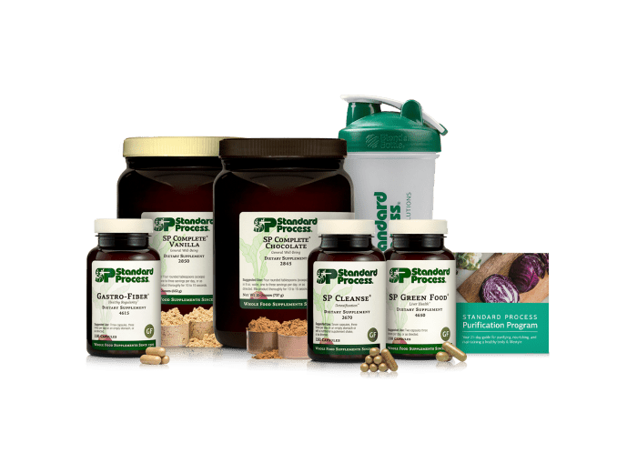 Purification Product Kit, 1 Kit with SP Complete® Chocolate, SP Complete® Vanilla and Gastro Fiber®