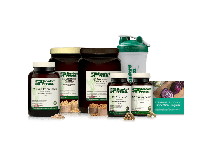 Purification Product Kit, 1 Kit with SP Complete® Chocolate, SP Complete® Vanilla & Whole Food Fiber