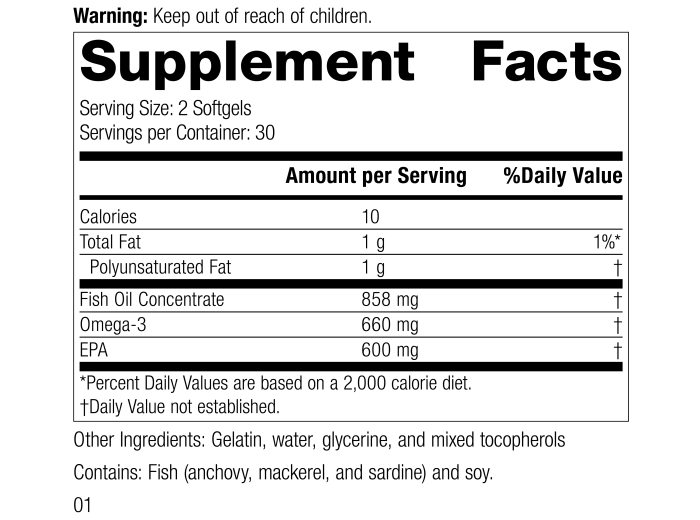 Olprima™ EPA, 60 Softgels