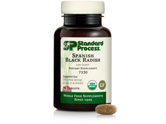 Spanish Black Radish, 90 Tablets
