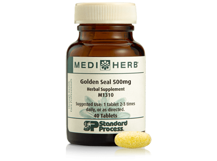 Golden Seal 500mg, 40 Tablets