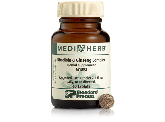 Rhodiola & Ginseng Complex, 60 Tablets