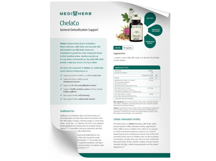 ChelaCo - Fact Sheet