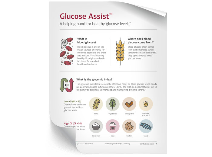 Glucose Assist Patient Infographic