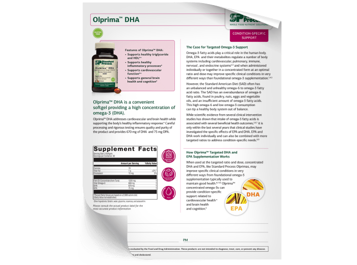 Olprima DHA - Fact Sheet