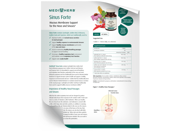Sinus Forte Fact Sheet