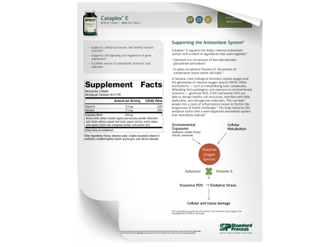 Cataplex E - Fact Sheet