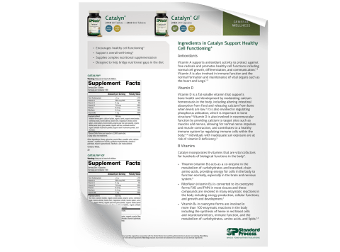 Catalyn - Fact Sheet