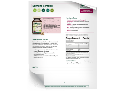 Epimune Complex - Fact Sheet
