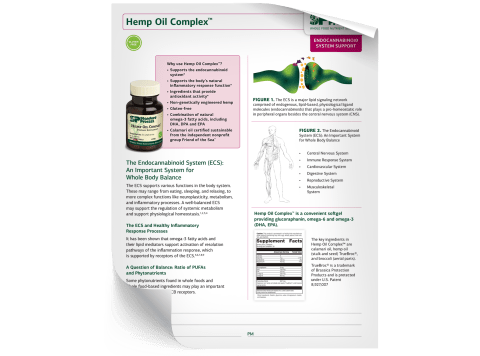 Hemp Oil Complex - Fact Sheet
