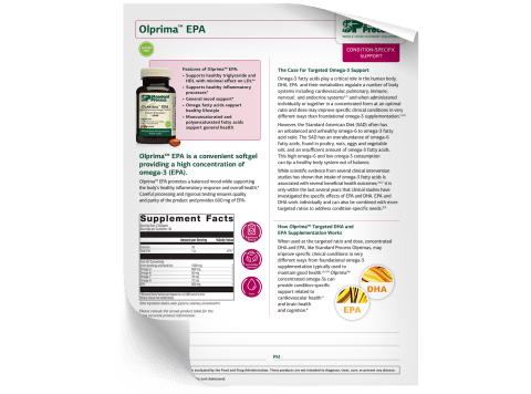 Olprima EPA - Fact Sheet