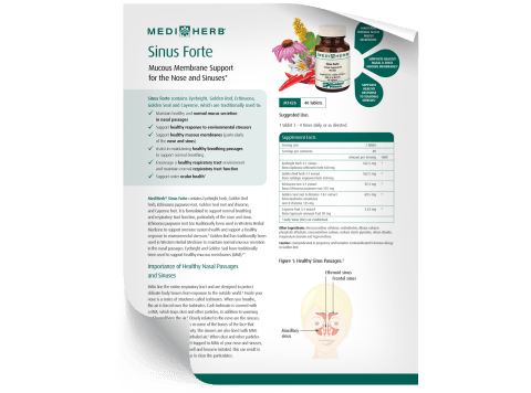Sinus Forte Fact Sheet