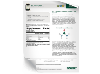 A-C Carbamide Fact Sheet