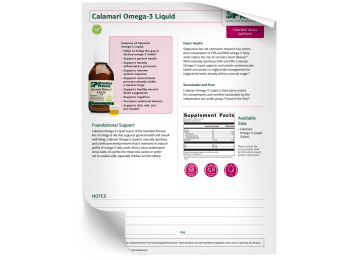 Calamari Oil - Fact Sheet