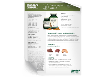 Canine Hepatic Support Fact Sheet