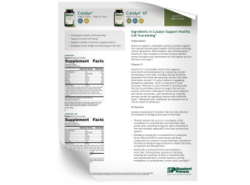 Catalyn - Fact Sheet