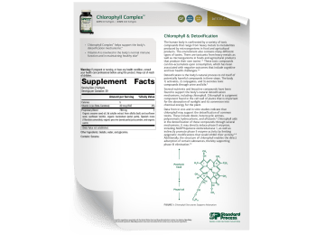 Chlorophyll Complex Fact Sheet