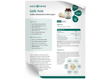 Garlic Forte - Fact Sheet
