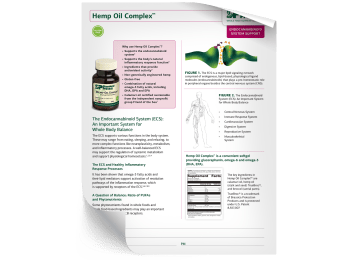 Hemp Oil Complex - Fact Sheet