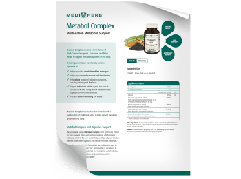 Metabol Complex - Fact Sheet