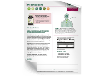 Prolamine Iodine - Fact Sheet