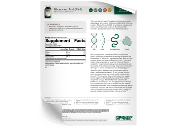 Ribonucleic Acid (RNA) Fact Sheet