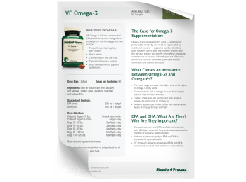 VF Omega-3 Fact Sheet