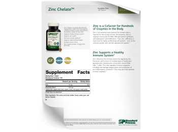 Zinc Chelate - Fact Sheet